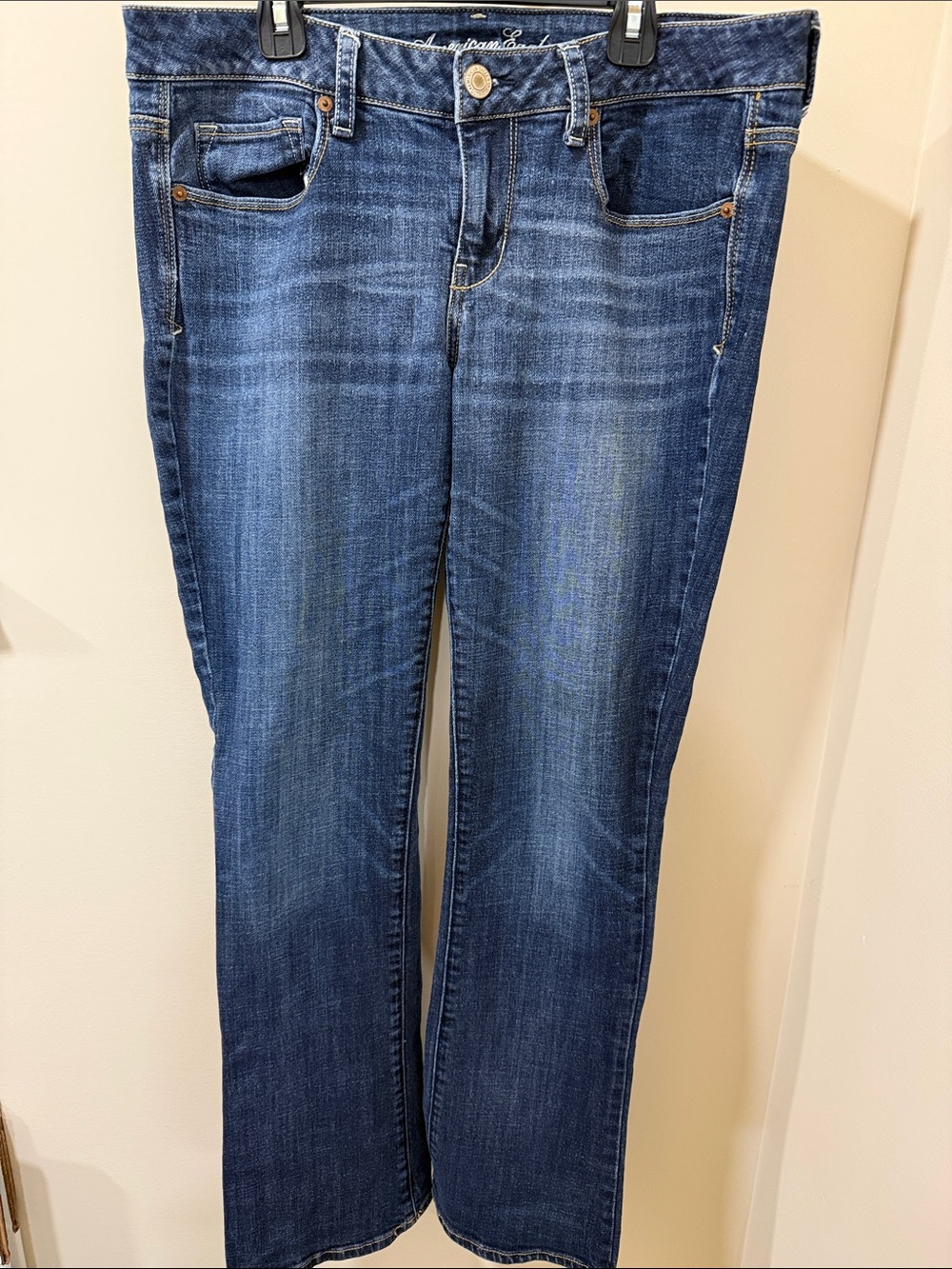 American Eagle Outfitters Women's Dark Blue Boot Cut Jeans